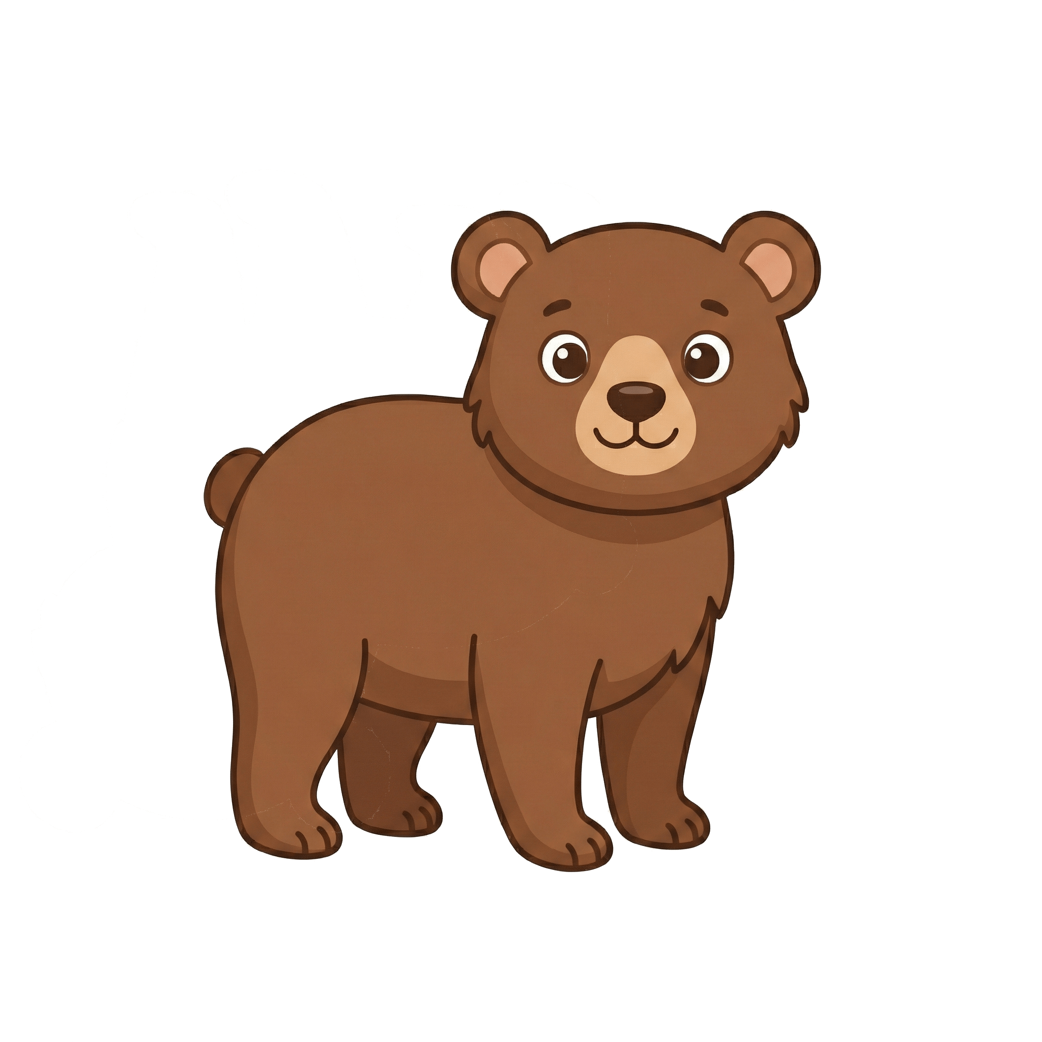Bear pet overlay character