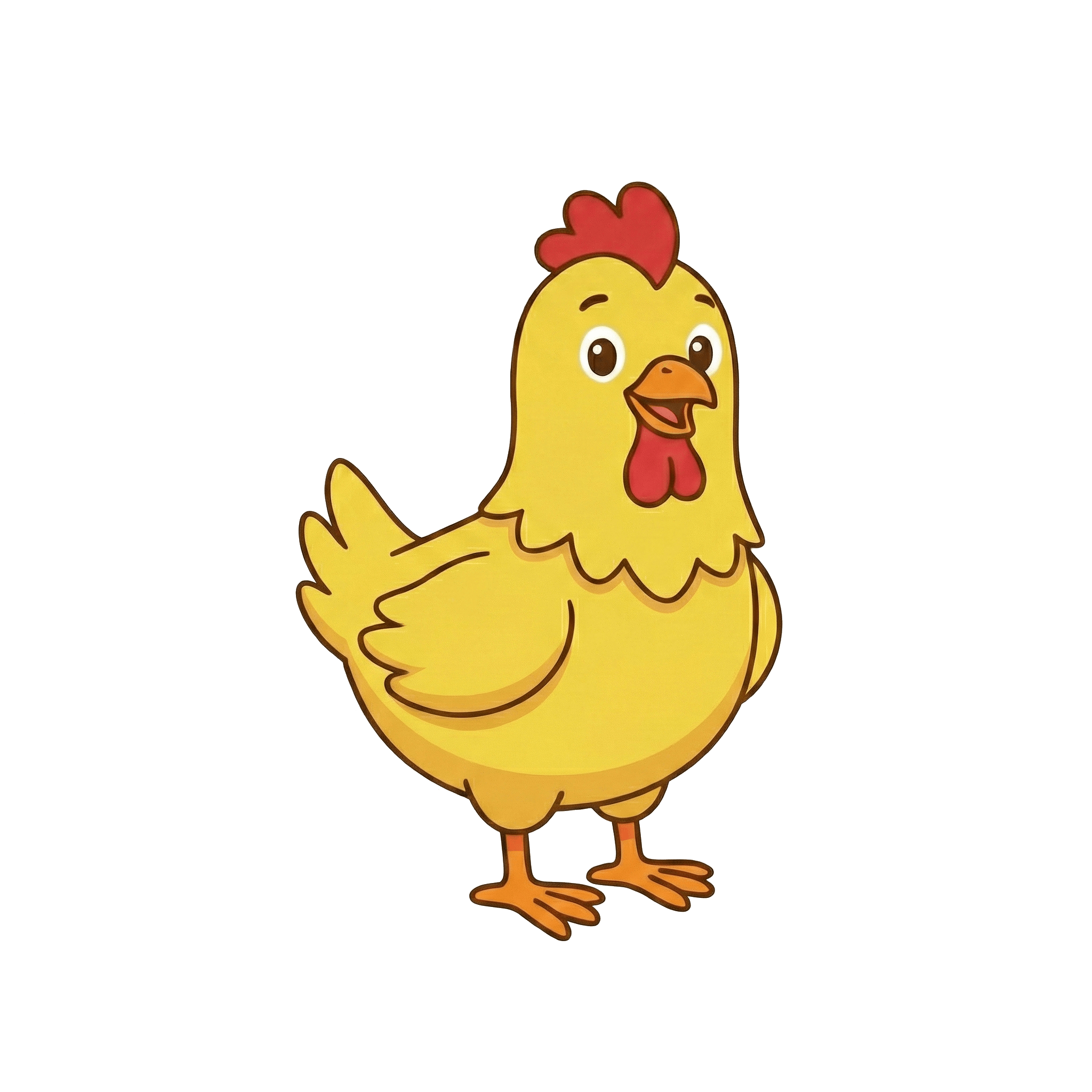 Chicken pet overlay character