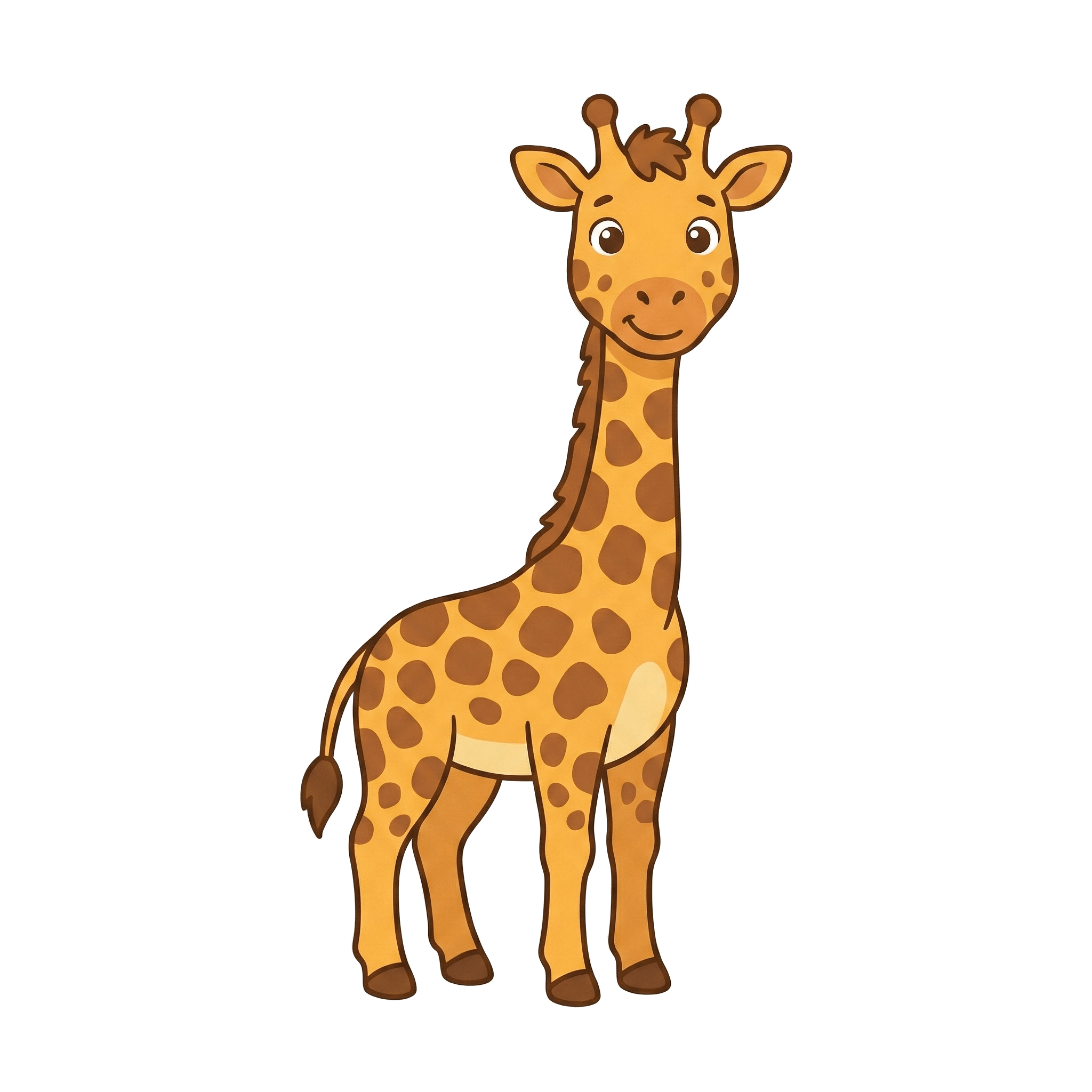 Giraffe pet overlay character