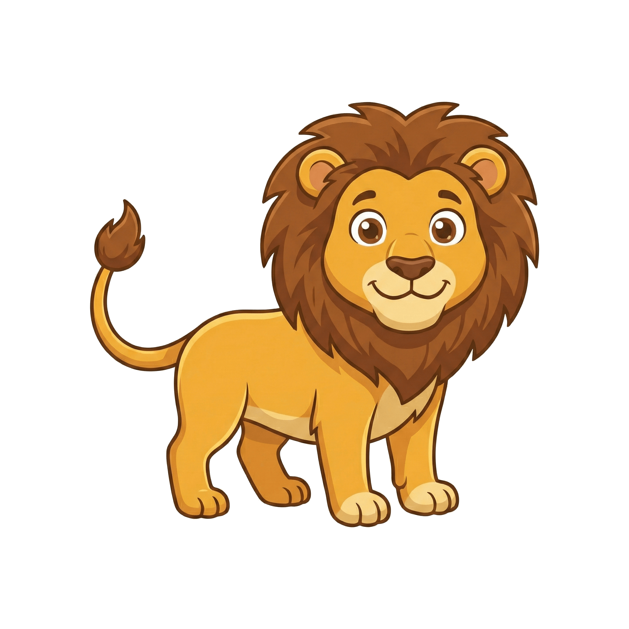 Lion pet overlay character