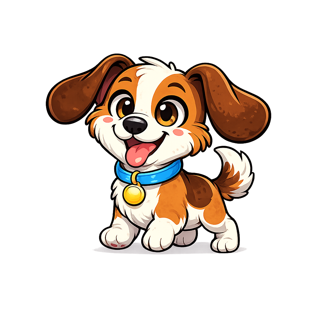 Buddy Cartoon dog pet widget preview