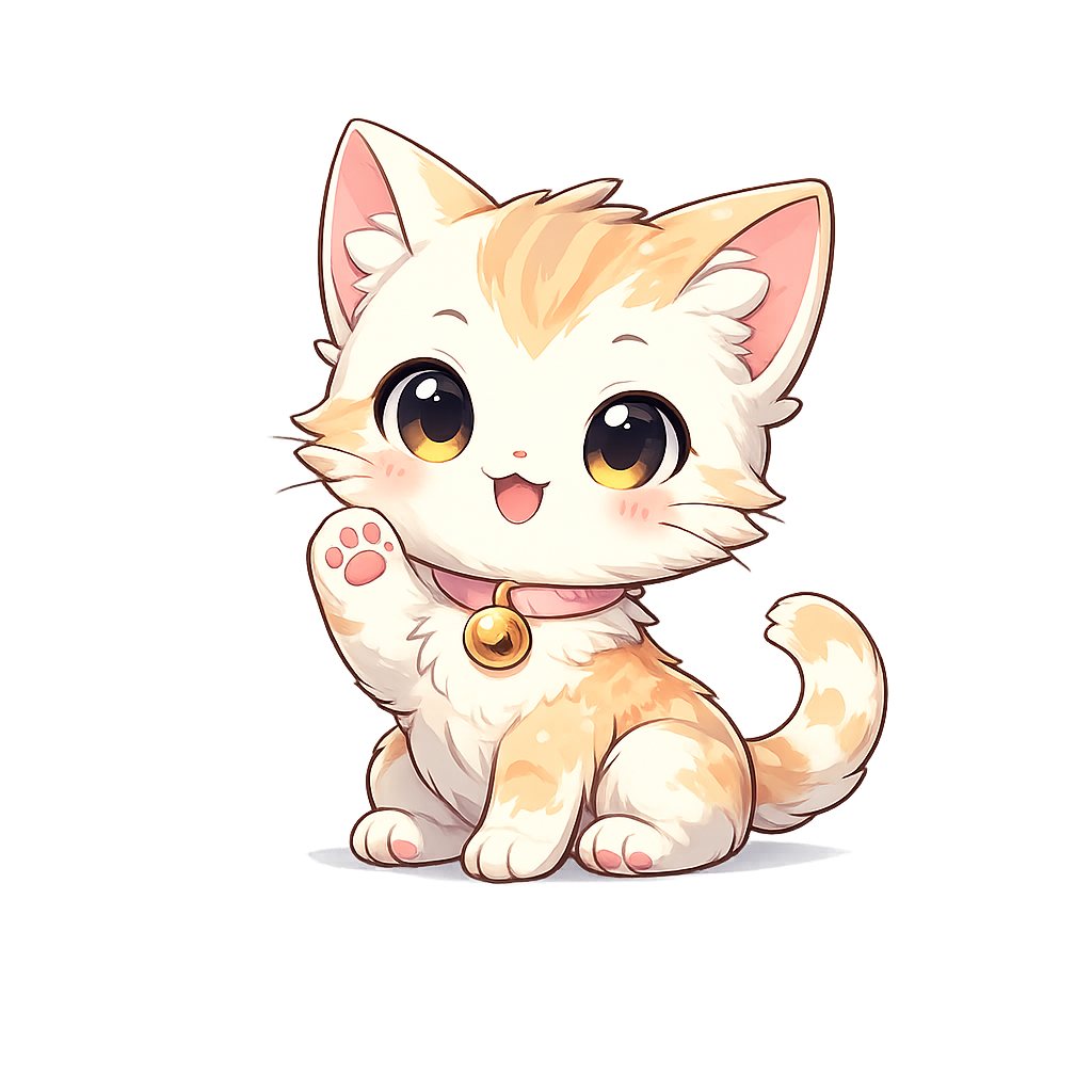 Luna Chibi cat pet widget preview